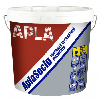 Apla Soclu tencuiala decorativa mozaicata Zirconiu 24 kg
